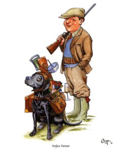 Bryn Parry 'Perfect Partner' Shooting Greeting Card