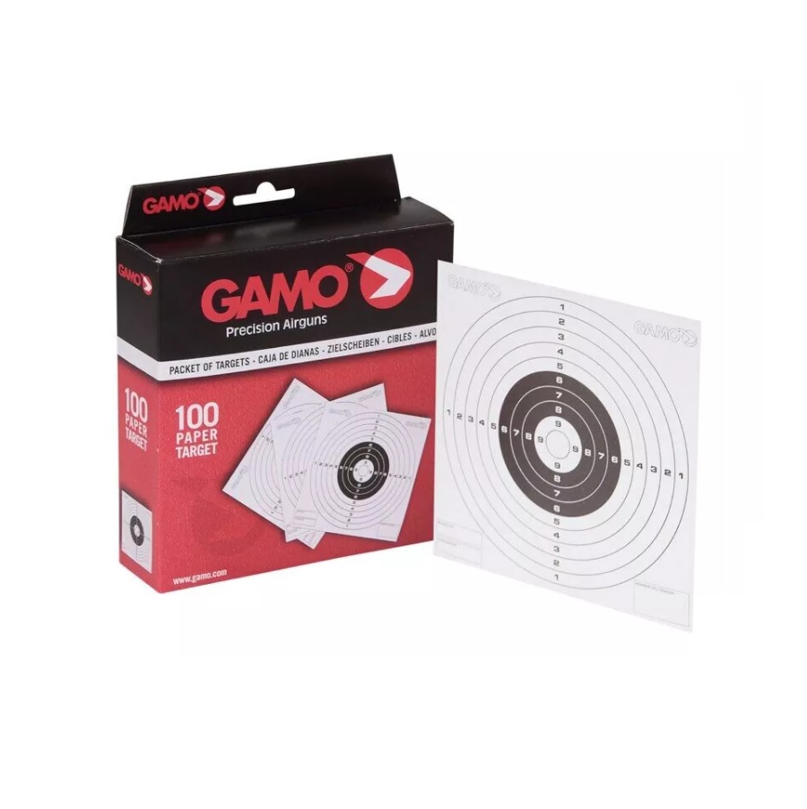Gamo Paper Air Gun Pistol Rifle Targets FREE SHIPPING 100 pack 