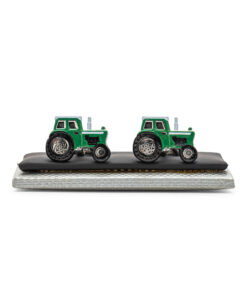 Green Tractor Cufflinks