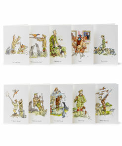 Set of 10 Mixed Game Shooting Themed Greeting Cards