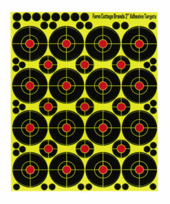 Twenty Five Sheets of Two Inch Adhesive Stick & Splatter Targets – 16 per Sheet