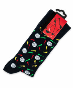 Navy Golf Ball and Pins Socks