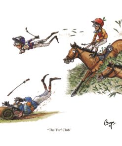 Bryn Parry 'The Turf Club' Horse Greeting Card