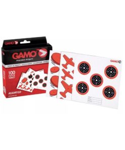 Gamo Set of 100 Card 14cm square Assorted Targets