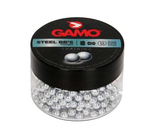 Gamo Round .177/4.5 mm Tin of 500 Steel BBs